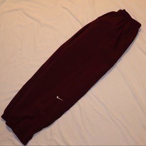 RED VINTAGE NIKE SWEAT PANTS